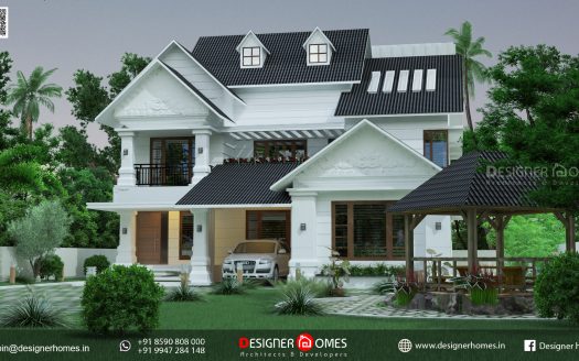 5 Bedroom House Plans Kerala Model, Kerala Traditional Small House Plans With Photos